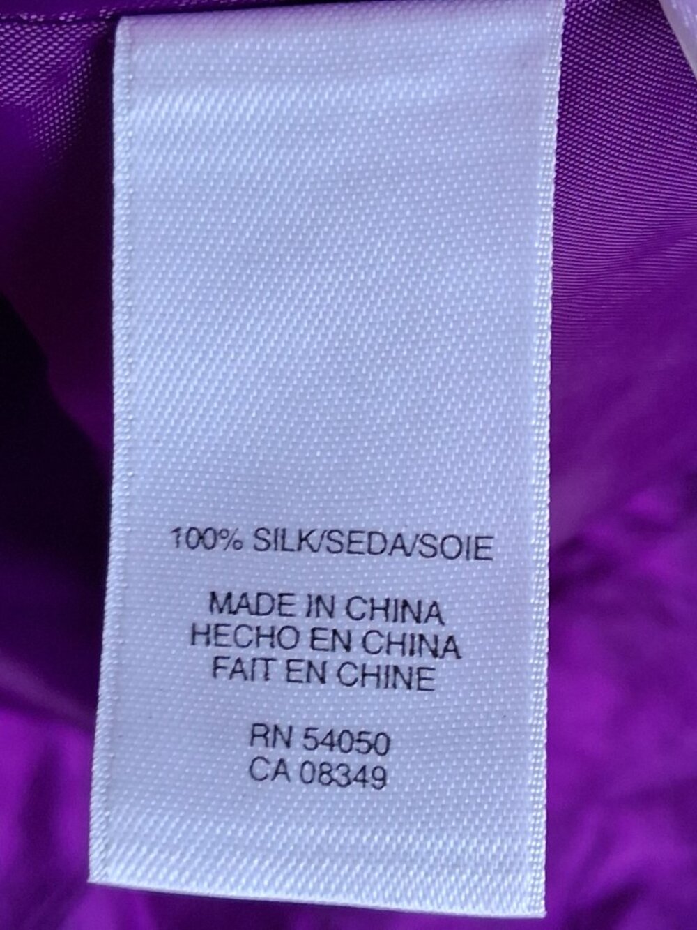 Jones NY Purple 100% Silk Iridescent Taffeta Wrap Midi Dress Wedding Cocktail 12 - Picture 8 of 12